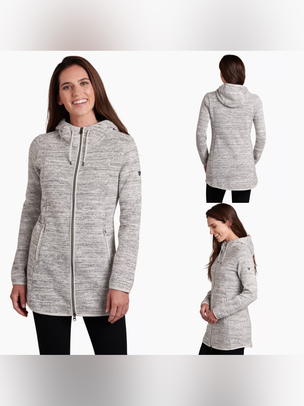 KUHL Ascendyr Hooded Jacket Sweater Long 🤍🤎